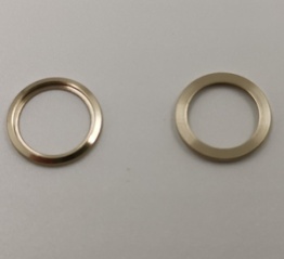 Gold decorative ring for TWS earphones