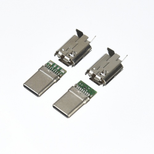 USB 2.0 TYPE C 16PIN  PLUG  +PCB+SHELL Part